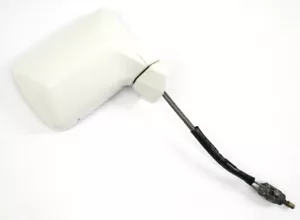 RH Side View Exterior Door Mirror 80-93 VW Cabriolet Convertible Mk1 White - Picture 1 of 8