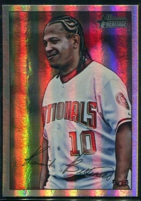 2007 Bowman Heritage - #77 Ronnie Belliard Washington Nationals  - Image 1 of 3