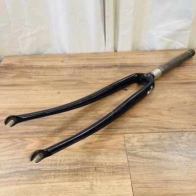 Trek Epoxy Bonded Aluminum Alloy 1-inch 1" Threaded Road Fork 700C 224mm Purple - Image 1 of 4