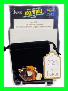 Unique The Rolling Stones - Bill Wyman's Dunhill Cigar Cutter Pendant RARE OOAK - Picture 1 of 9