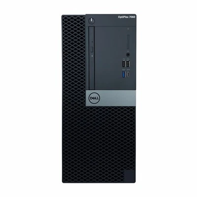 Dell OptiPlex 7060 Intel i5-8500 Intel UHD Graphics 630 Win 10 Pro Tower Desktop - Image 1 of 4