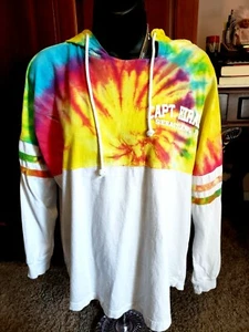 Tie Dye Hoodie Capt Hiram's Sebastian, Florida Basix of America Large - Picture 1 of 5