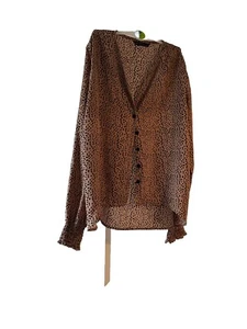 Gepunktete Muster Bluse Fit 10/12  - Bild 1 von 6