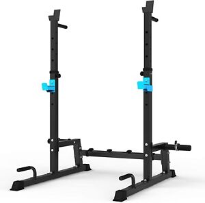 Squat Rack Multi-Function Height Adjustable Dip Stand Home Gym Weight Lifting