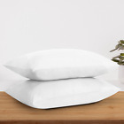 Pack Of 2 Firm Deluxe Pillow Extra Filled Bounce Back Hotel Quality Bed Pillows