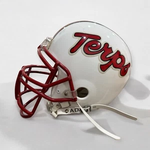 RARE MARYLAND TERRAPINS  Riddell Team GAME WORN Football Helmet  NCAA 2001-2010 - Picture 1 of 7