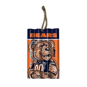 Chicago Bears Justin Patten Corrugate Ornament - Picture 1 of 1