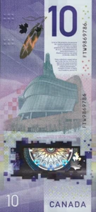 CANADA 10 DOLLARS 2018 P-113(2) UNC - Picture 1 of 2