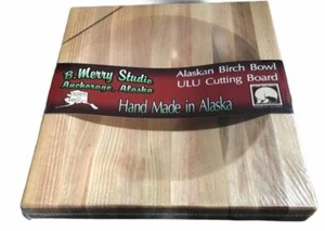 Handmade Made in Alaska Birch Wood Chopping board Corner slot - Picture 1 of 7