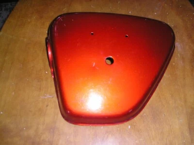 Panel de cubierta lateral izquierdo Sunburst Orange Honda Vintage CB450  Foto 1 de 4