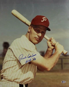 Richie Ashburn Autographed Philadelphia Phillies 16x20 Photo HOF BAS 23905 - Picture 1 of 1