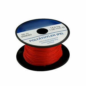 Senklotschnur 50 m x 1.0 mm JUNG-HENKELMANN (949 050 00) Maurerschnur, rot - Bild 1 von 1