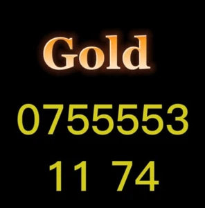 GOLD EASY VIP MEMORABLE MOBILE PHONE NUMBER DIAMOND PLATINUM SIM CARD Vodafone - Zdjęcie 1 z 1