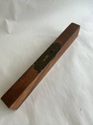 Antique Sargent and Co New York 12” Wood & Brass Level - Image 1 of 4