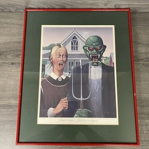American Goosebumps The Haunted Mask 1995 Framed Fox Kids Limited Edition 74/500 - Picture 1 of 12