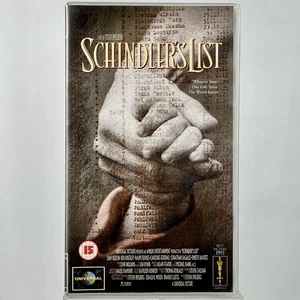 New SCHINDLER’S LIST VHS TAPE Video Cassette 1993 Spielberg Fiennes Sealed - Picture 1 of 5