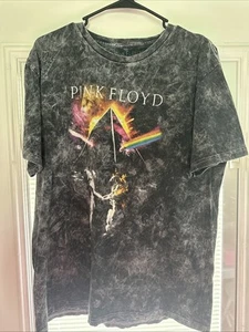 Pink Floyd Dark Side of The Moon Astronauts Grey Rock T Shirt Mens Size Large - Picture 1 of 5