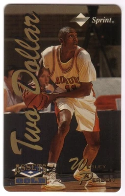 Assets Gold: Wesley Person (Basketball) SAMPLE Phone Card - Image 1 of 2