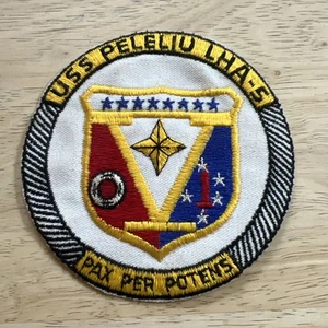 VINTAGE US NAVY USS PELELIU LHA-5 PATCH - Picture 1 of 5
