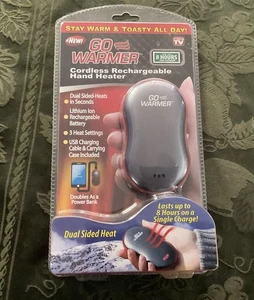 Go Warmer - Wiederaufladbare persönliche Heizung, die überall hingeht! Wie im Fernsehen gesehen! Neu in Verpackung - Bild 1 von 6