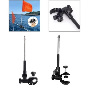 4 Fuß Teleskop Wohnmobil Marine Flaggenmast Montageset Zubehör passt 0,6-1,75 Zoll Schienen - Bild 1 von 14