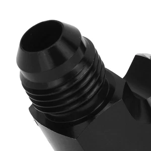 ˘6AN Coupler Union Fitting Splitter Black Anodized Coating Leak Proof Y Adapter - Picture 1 of 12