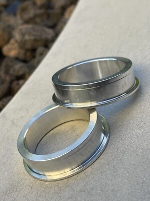 Aluminum Headset Reducer 1-1/4" to 1" Old Vintage New Stock  1 1/4 in to 1 in - Image 1 of 4