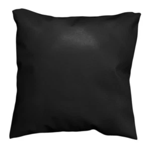 Pa801a Black PVC/PU Water Proof Outdoor Cushion Cover/Pillow Case*Custom Size* - Picture 1 of 5