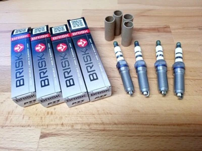 4x Brisk P33 Super Iridium High Performance Spark Plugs fit: Ford 1.5i EcoBoost - Image 1 of 4