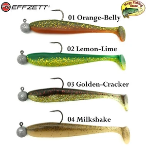DAM EFFZETT RTF Greedy Shad Gummifisch + Jigkopf - Raubfisch Köder - 8  10  12cm - Bild 1 von 6