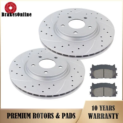 Pastilhas de rotores de freio dianteiro adequadas para freios Pontiac G6 2005-2010 cobalto 2005-2007 - Imagem 1 de 4