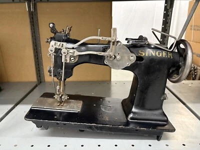 SINGER 72W 19? MÁQUINA DE COSER INDUSTRIAL VINTAGE SOLO CABEZA DOBLADILLO Foto 1 de 4