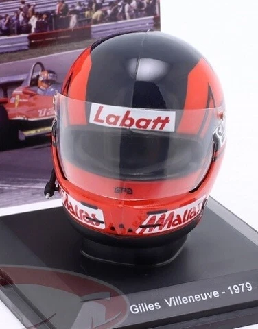 SPARK 1/5 Scale Helmet G. Villeneuve Ferrari 1979 japan Cover