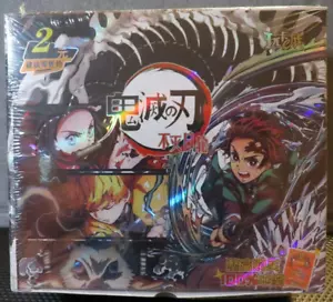 Caja de refuerzo sellada Demon Slayer Kimetsu no Yaiba agotada rara GMZR CCG - Imagen 1 de 15