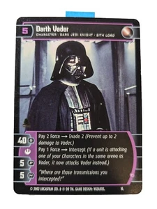 Star Wars TCG Darth Vader Promo #14 Gameboy Advanced RARE - Picture 1 of 5