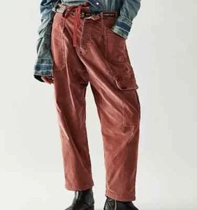 NWOT Free People Bay To Breakers Corduroys Roasted Pants Women's Size Small $148 - Picture 1 of 17