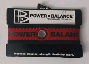 Rare Material POWER BALANCE bracelet Size XLarge. Not The Silicon Type. - Picture 1 of 2