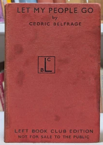 Cedric Belfrage SIGNIERT - Let My People Go - HC 1940 - Left Book Club Edition - Bild 1 von 7