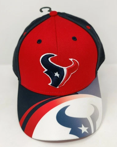 Houston Texans NFL Team Apparel Hat Hook and Loop Ball Cap NEW Cover