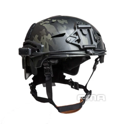 FMA Tactical Military EX BUMP Helmet Airsoft Paintball Black M/L - Image 1 of 4