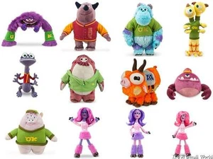 Disney Store Monsters University Mini Bean Bag Plush Doll You Pick NWT - Picture 1 of 18