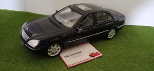MERCEDES BENZ S-CLASS vert foncé S 500 o 1/18 MAISTO voiture miniature collectio - Foto 1 di 8