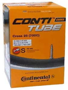 Nuevo tubo interior para bicicleta de carretera Continental Cross 28, 700 x 32-47, Presta 60 mm - Imagen 1 de 1