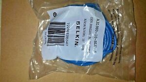 Belkin A3L980-10-BLU-S Patch Cable RJ-45 10 Ft Cat 6 Snagless Connector SealdBag