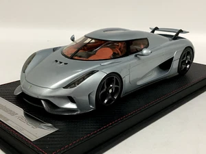 1/18 FrontiArt Avant Koenigsegg Regera en base de cuero azul claro 500 piezas - Imagen 1 de 8