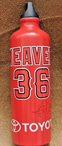 LOS ANGELES ANGELS JERED WEAVER METAL WATER BOTTLE GIVEAWAY Cover