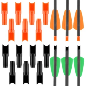 50pcs Archery Arrow Nocks OR Vanes ID6.2mm Half-moon for 15"/7.5" Bolts Hunting - Picture 1 of 20