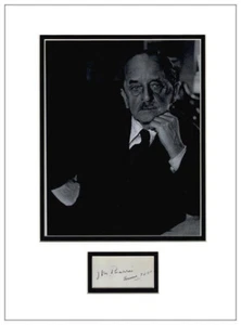 J M Barrie Autogramm signed Display Peter Pan Sammler geprüft  - Bild 1 von 2