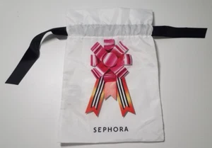 NUEVO Sephora 2017 Holiday Bow Cordón Cosméticos Bolsa de Regalo - 11.75" x 8" - Imagen 1 de 3