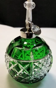 Waterford Crystal 2018 Emerald Ball Christmas Ornament # 40032596 Boxed - Picture 1 of 11